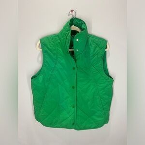 Green Quilted Vest